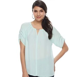 Women’s Apt 9 Pleat Neck Top